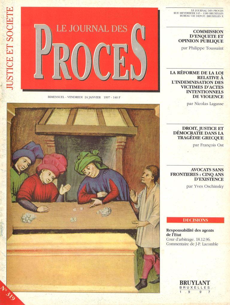 Journal des procès n°319 (24 janvier 1997)