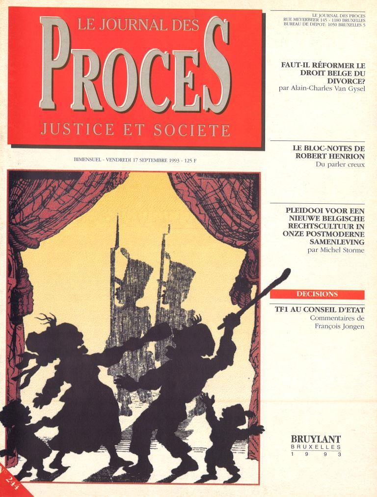 Journal des procès n°244 (17 septembre 1993)