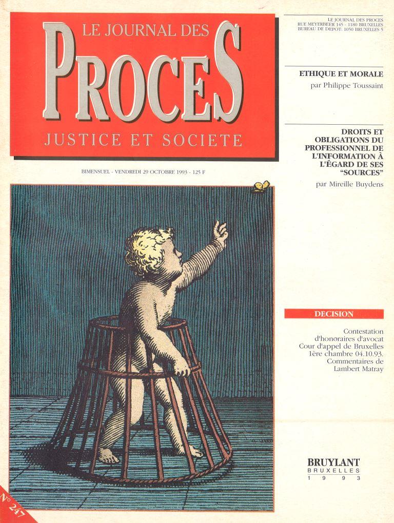 Journal des procès n°247 (29 octobre 1993)