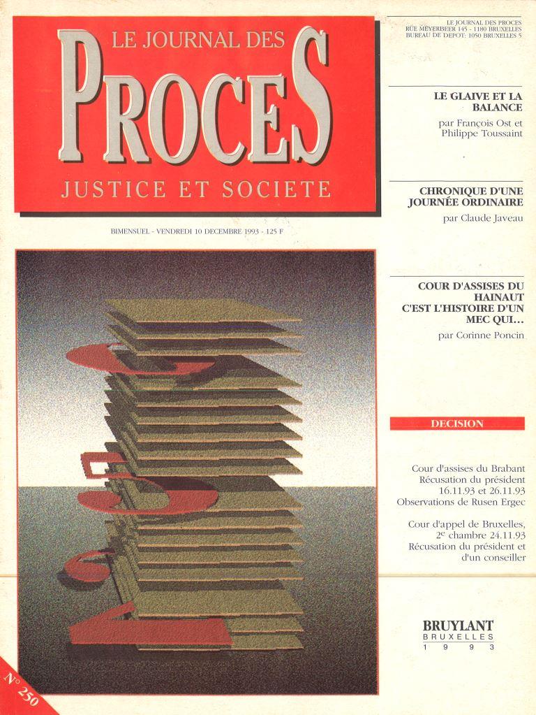 Journal des procès n°250 (10 décembre 1993)