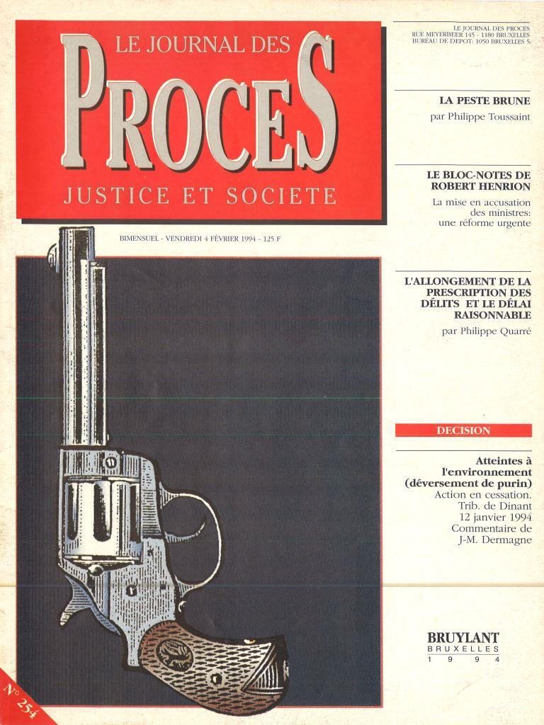 Journal des procès n°254 (4 février 1994)