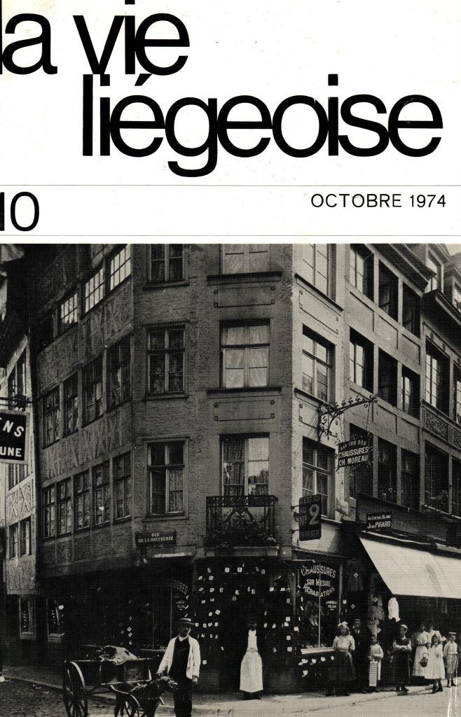 La vie liégeoise n°10 (octobre 1974)