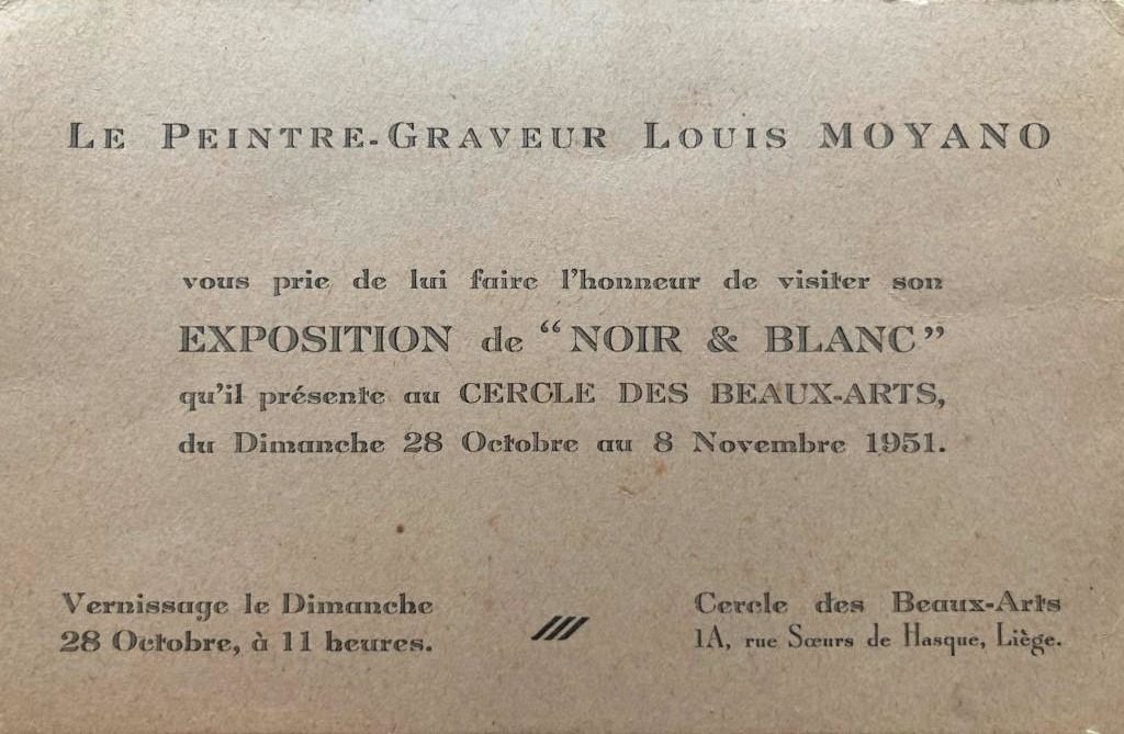 MOYANO, Louis (1907-1994) : dessins & gravures
