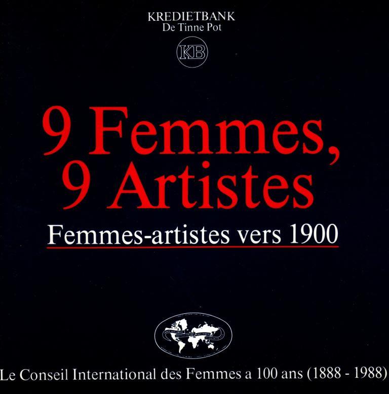 9 Femmes, 9 Artistes (catalogue de l’exposition, 1998)