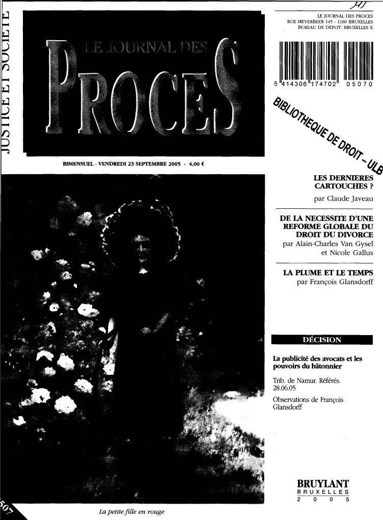 Journal des procès n°507 (23 septembre 2005)