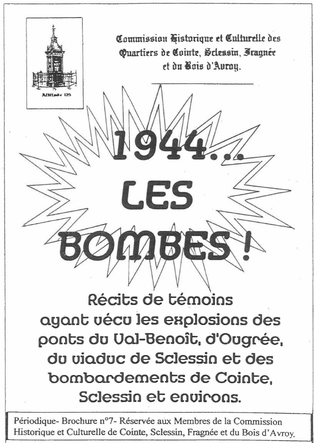 CHiCC : 1944… les bombes ! (témoignages, 1994, rééd. 2004)