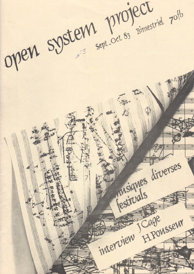 Open System Project  – Musiques diverses (OSP 03, septembre-octobre 1983)